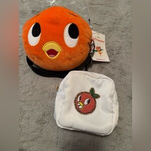 Harveys Orange Bird Plush Crossbody Bag